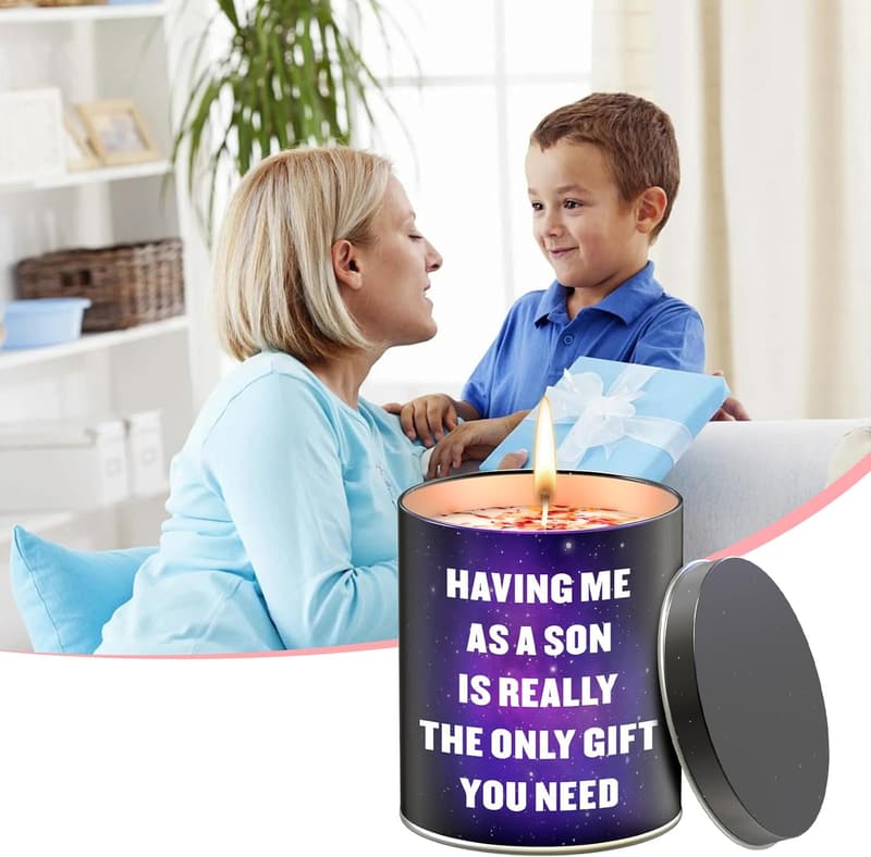 Gardenia Scented Candle for Mother's Day Gift from Kids