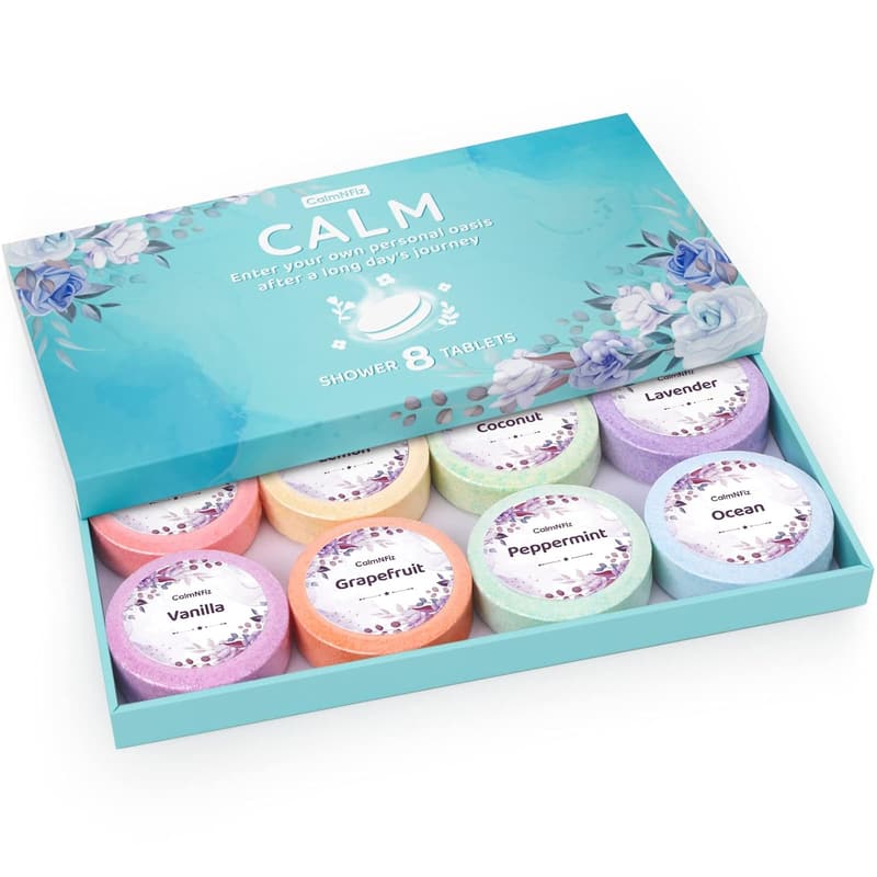 Mother's Day Shower Steamers Set - 8 Fragrant Relaxation Tablets