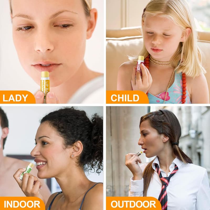 Valentine's Gift: 28-Pack Natural Lip Balm with Vitamins