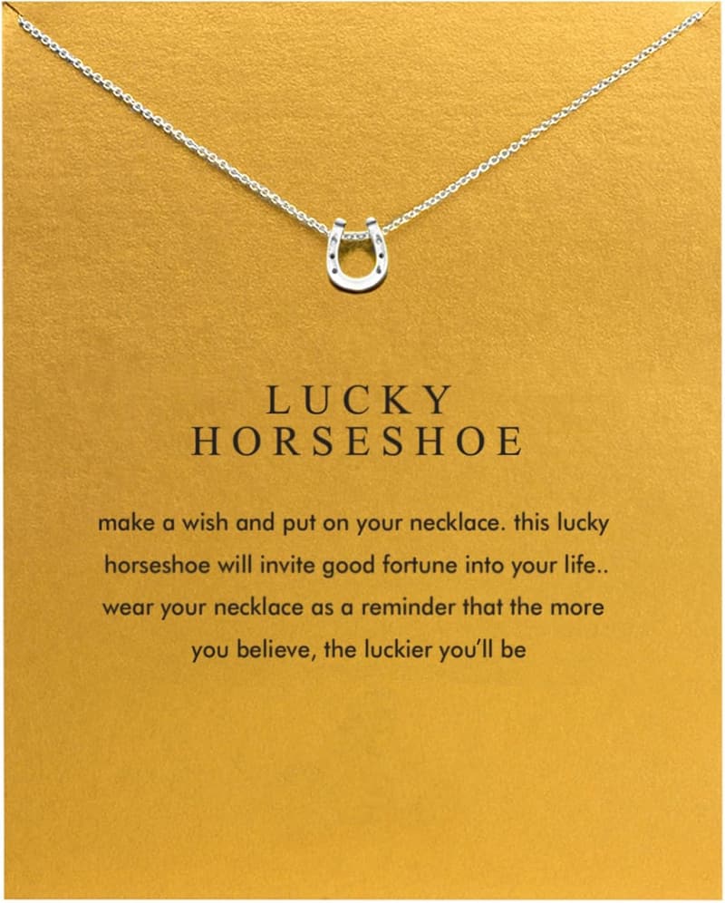 Friendship Compass Necklace with Good Luck Elephant Pendant