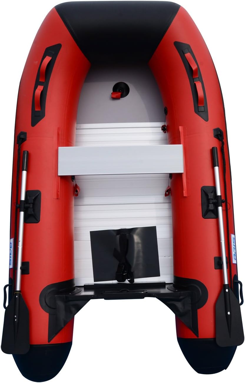 BRIS Inflatable Fishing Dinghy with Aluminum Floor - 8.8ft