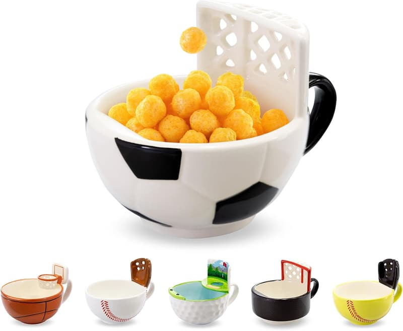 Soccer Mug with Goal - Funny Gift for Sports Lovers