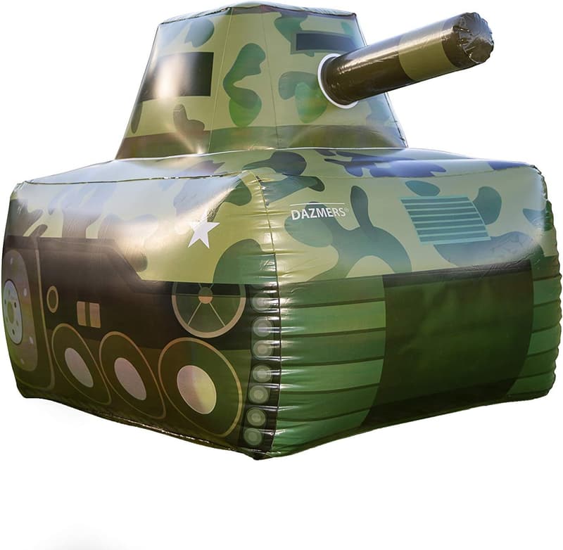 Inflatable Army Tank for Kids' Birthday Parties and Play