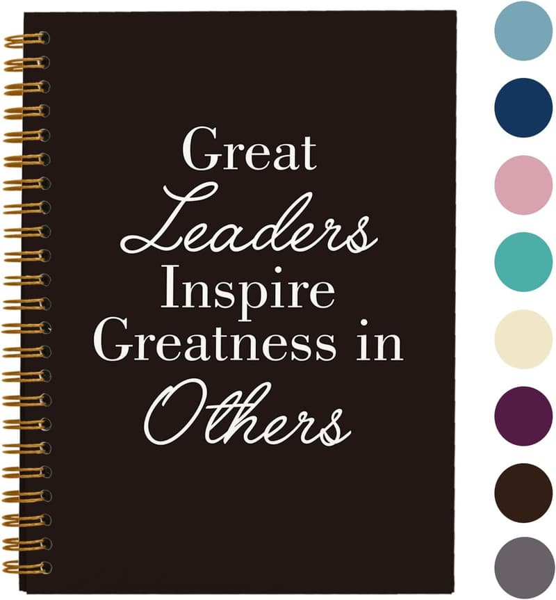Leadership Notebook Journal for Bosses and Mentors, 5.5 x 8.3