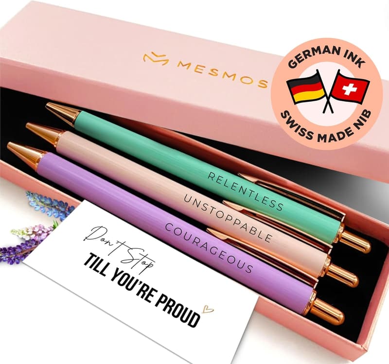 Inspirational Pen Set for Women - Motivational Office Click Pens