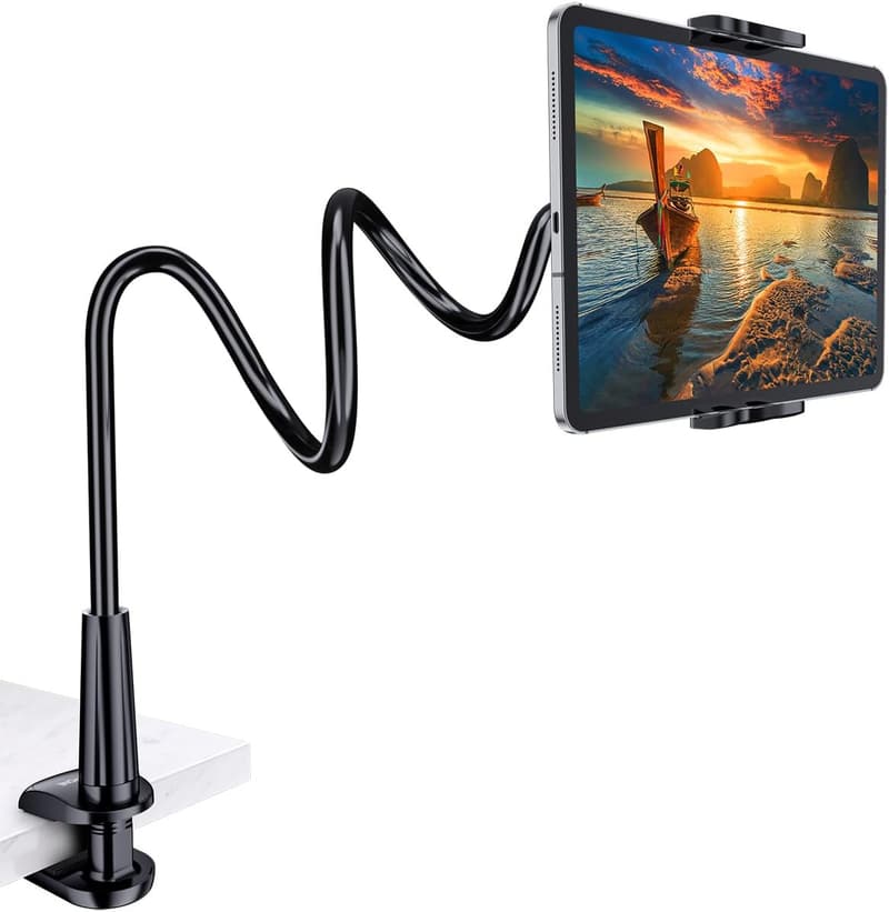 Adjustable Gooseneck Tablet Holder Stand for 4.7-10.5