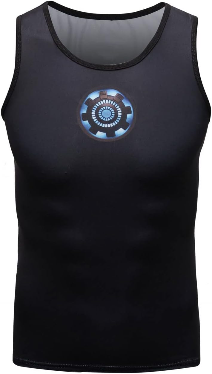 Men's Cool Dry Compression Muscle Tank Top for Running
