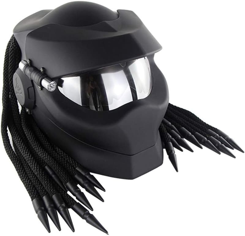 Unisex Revealable Lens Full Face Motorcycle Helmet