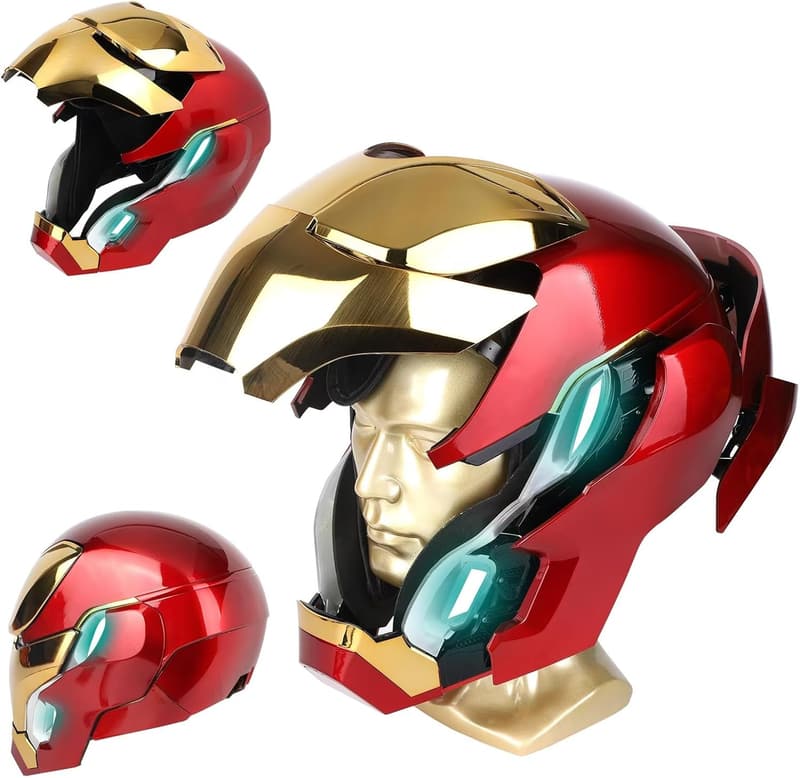 Wearable Iron-Man MK 50 Helmet with Voice, LED Eyes & Sounds