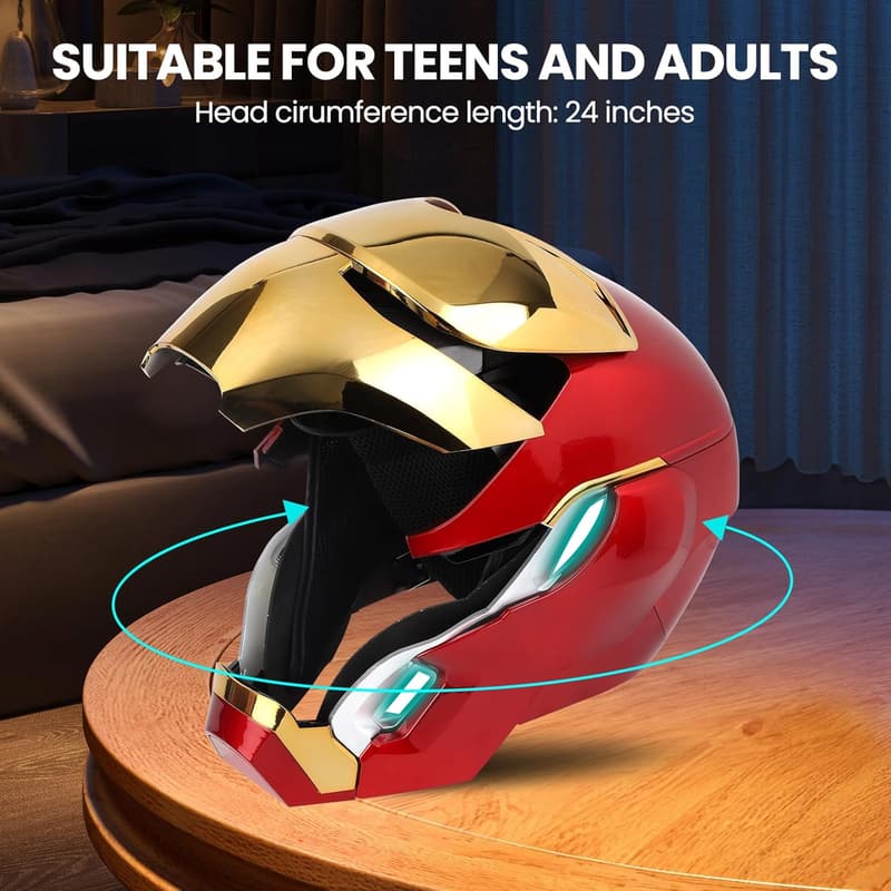 Wearable Iron-Man MK 50 Helmet with Voice, LED Eyes & Sounds