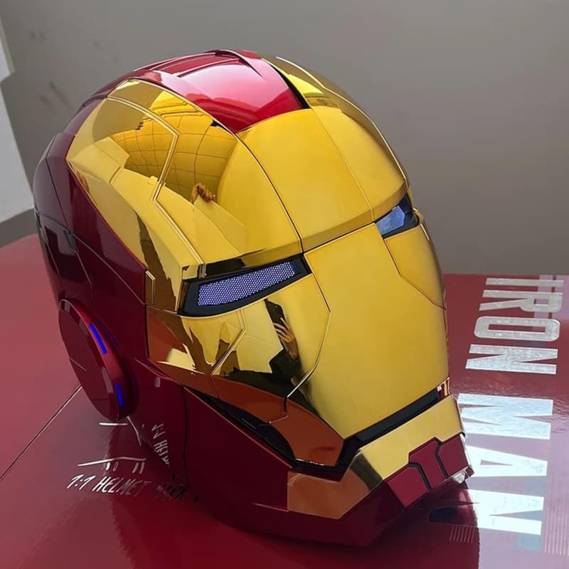 Iron Man Mask with Remote Control & Jarvis Voice (Red)