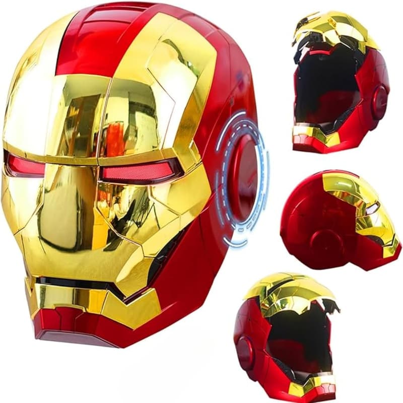 Iron Man Mask with Remote Control & Jarvis Voice (Red)