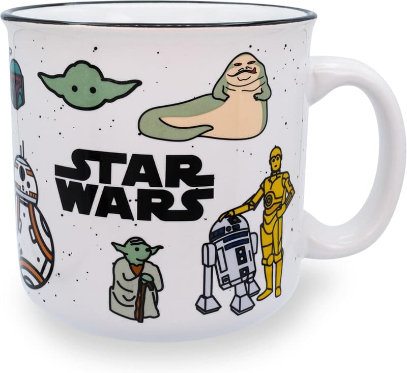 Star Wars Ceramic Camper Mug - 20 oz, Dishwasher & Microwave Safe