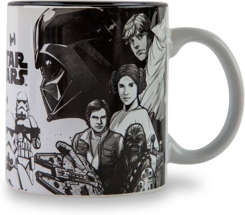 Star Wars Trilogy Collage Ceramic Mug | BPA-Free | 20 oz