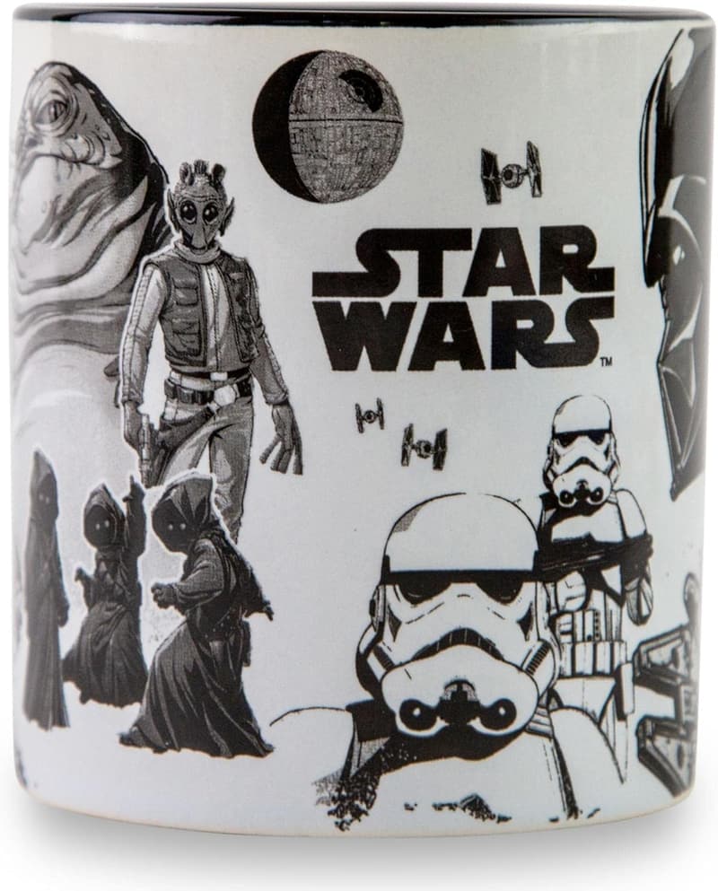 Star Wars Trilogy Collage Ceramic Mug | BPA-Free | 20 oz