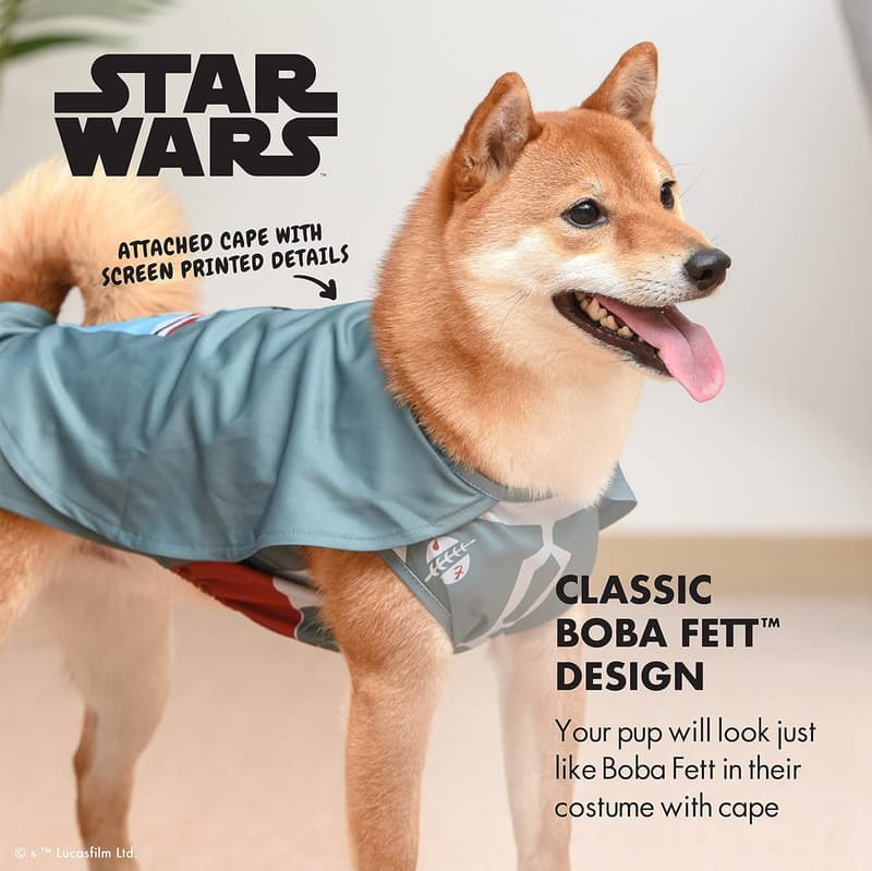 Star Wars Halloween Boba Fett Dog Costume - Extra Large