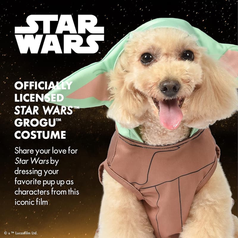 Halloween Star Wars Grogu Costume for Small Dogs