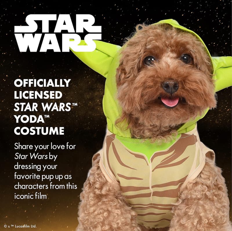 Yoda Halloween Costume for Dogs – Official Star Wars, Medium