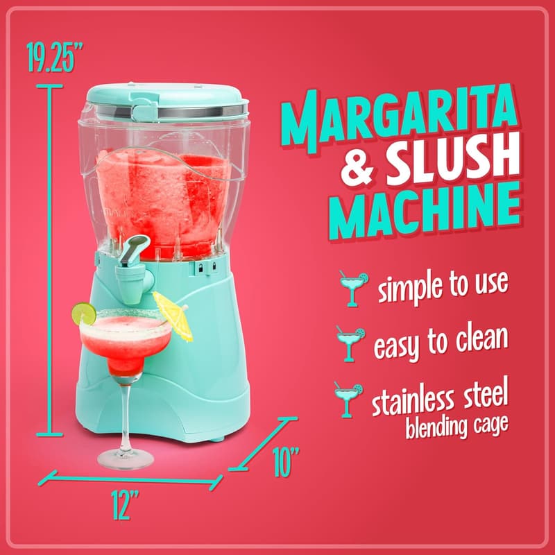 Home Margarita Machine - 128 oz Easy-Clean Slushy Maker
