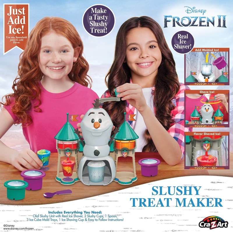 Disney Frozen II Slushy Maker with Ice Shaver & Molds