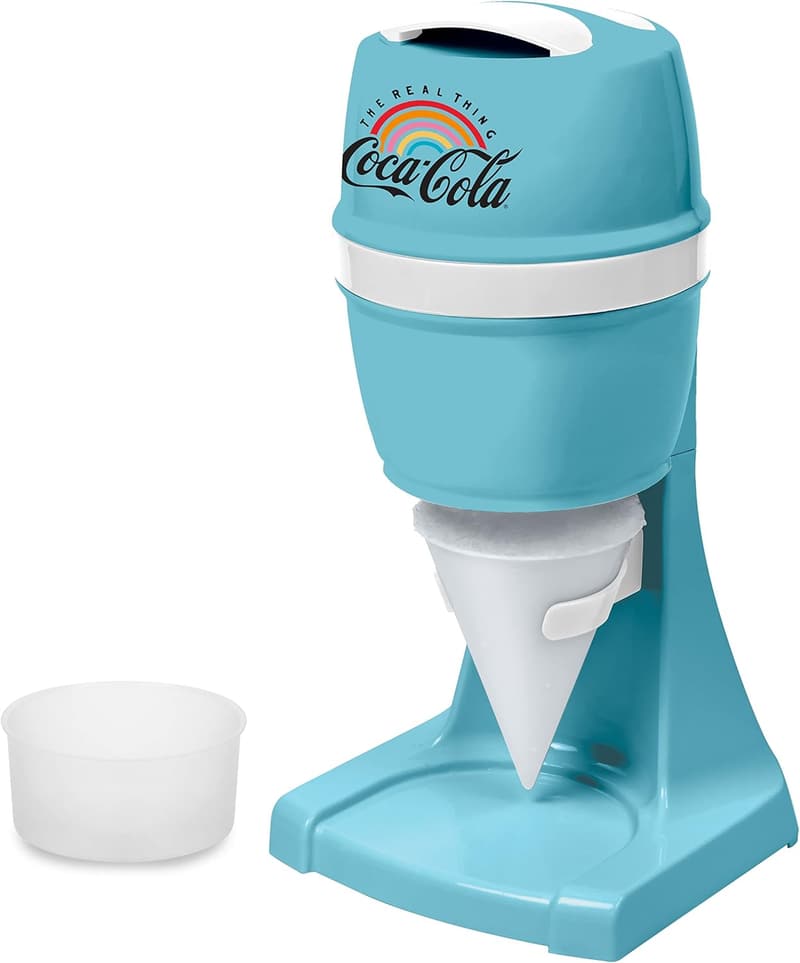 Coca-Cola Retro Snow Cone Machine with Ice Mold and Cup