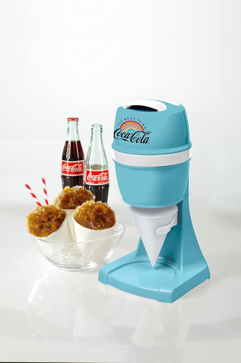 Coca-Cola Retro Snow Cone Machine with Ice Mold and Cup