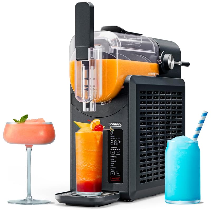 Iceman Slush-Ease Frozen Drink Maker with 5 Presets - Black