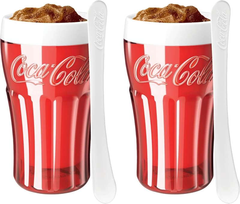 Coca-Cola Float & Slushy Maker Set, BPA-Free, Retro Design