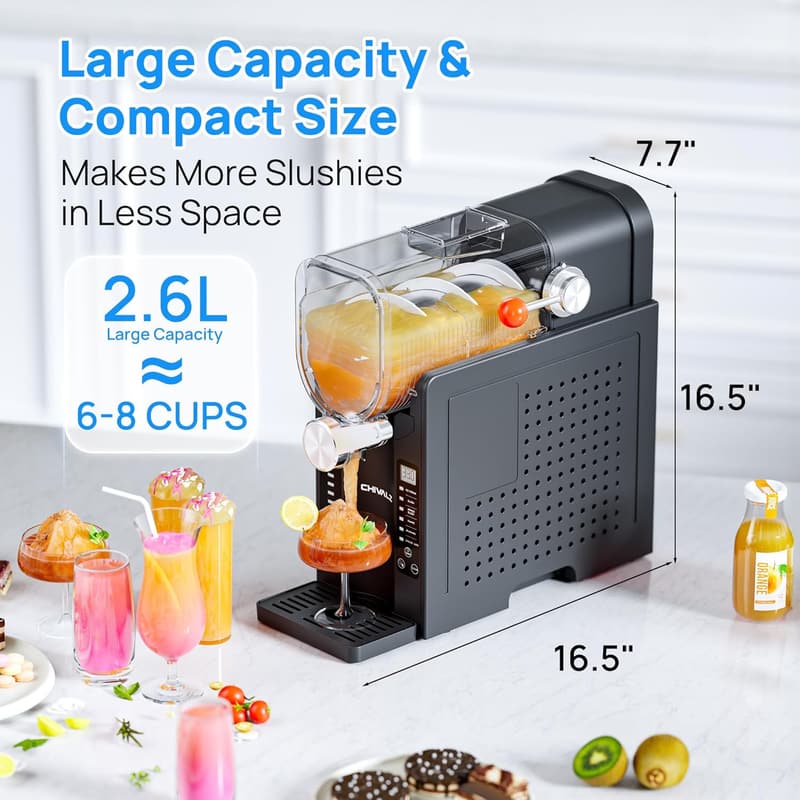 Home Slushie Machine with 88 oz Capacity & 6 Presets