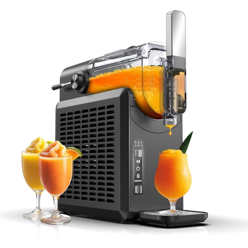 Home Slushie Machine, 75oz, LED Display, Self-Cleaning
