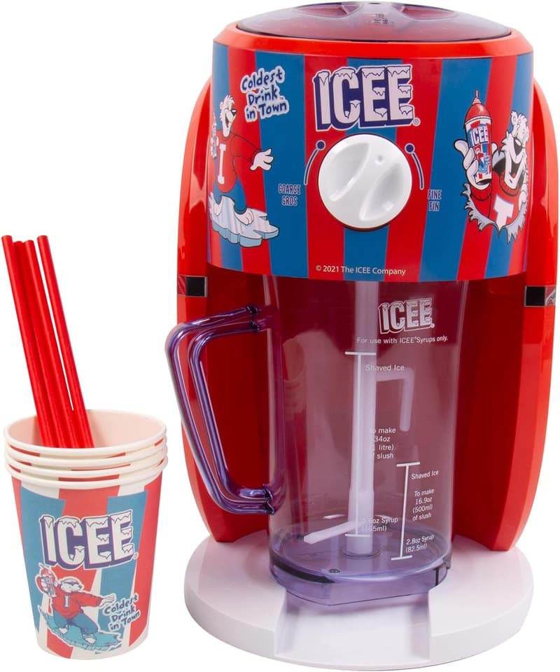 ICEE Snow Cone Machine - Makes Half Gallon Slushies, Official Merchandise
