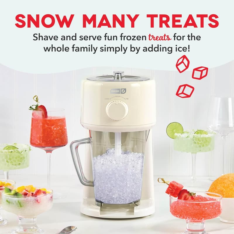 Multi-Purpose Ice Shaver Machine for Shaved Ice & Slushies