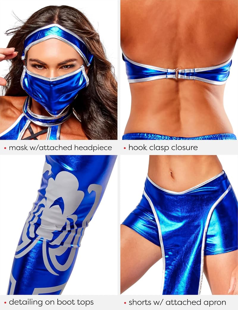 Kitana Mortal Kombat Women's Costume