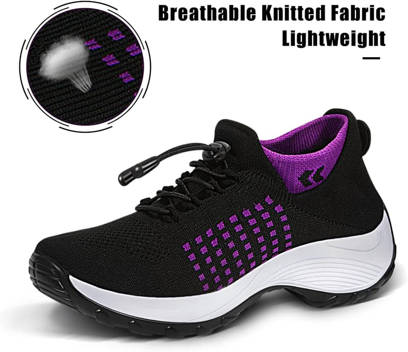 Breathable Orthopedic Sneakers for Women – Comfortable Slip-On Trainers