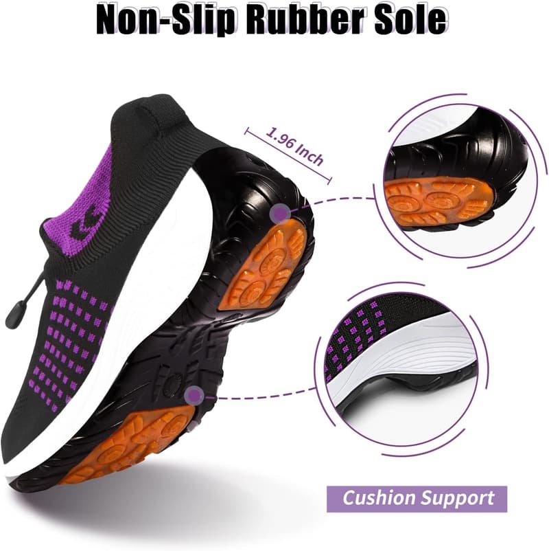 Breathable Orthopedic Sneakers for Women – Comfortable Slip-On Trainers