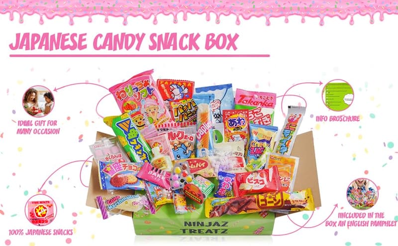 Japanese Candy Box - 40 Treats Including 10 Kit Kat Flavors