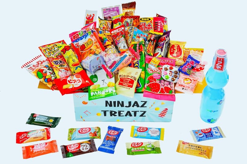 Japanese Snack and Candy Box with Assorted KitKats and Ramune