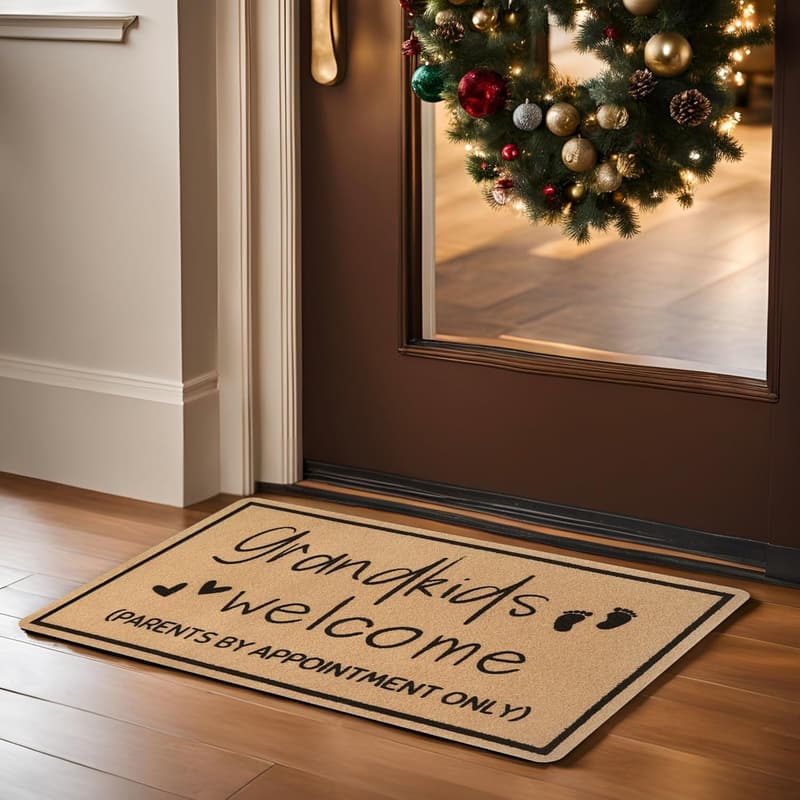 Mother's Day Doormat Gift for Grandma & Nana from Grandkids