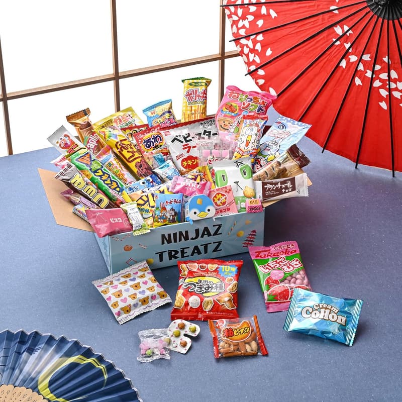 Japanese Candy & Snack Box - 40 Popular Treats