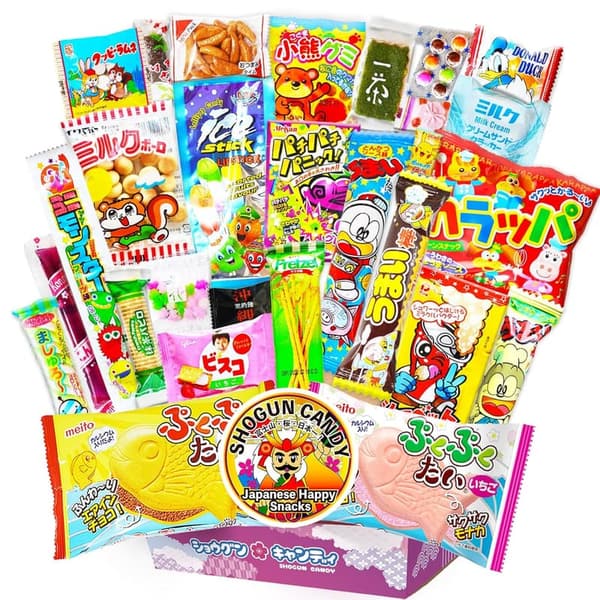 Japanese Dagashi Candy Box - 30-Piece Assortment