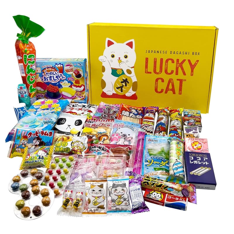 Japanese Snack Assortment - 40 pcs Dagashi & Ohimesama Selection