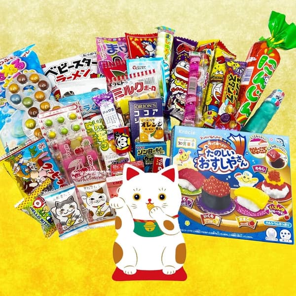 Japanese Snack Assortment - 40 pcs Dagashi & Ohimesama Selection