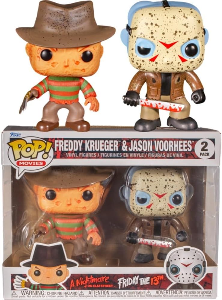 Freddy Krueger & Jason Voorhees Funko Pop! Figures 2-Pack