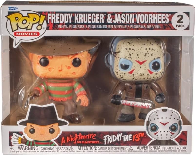 Freddy Krueger & Jason Voorhees Funko Pop! Figures 2-Pack