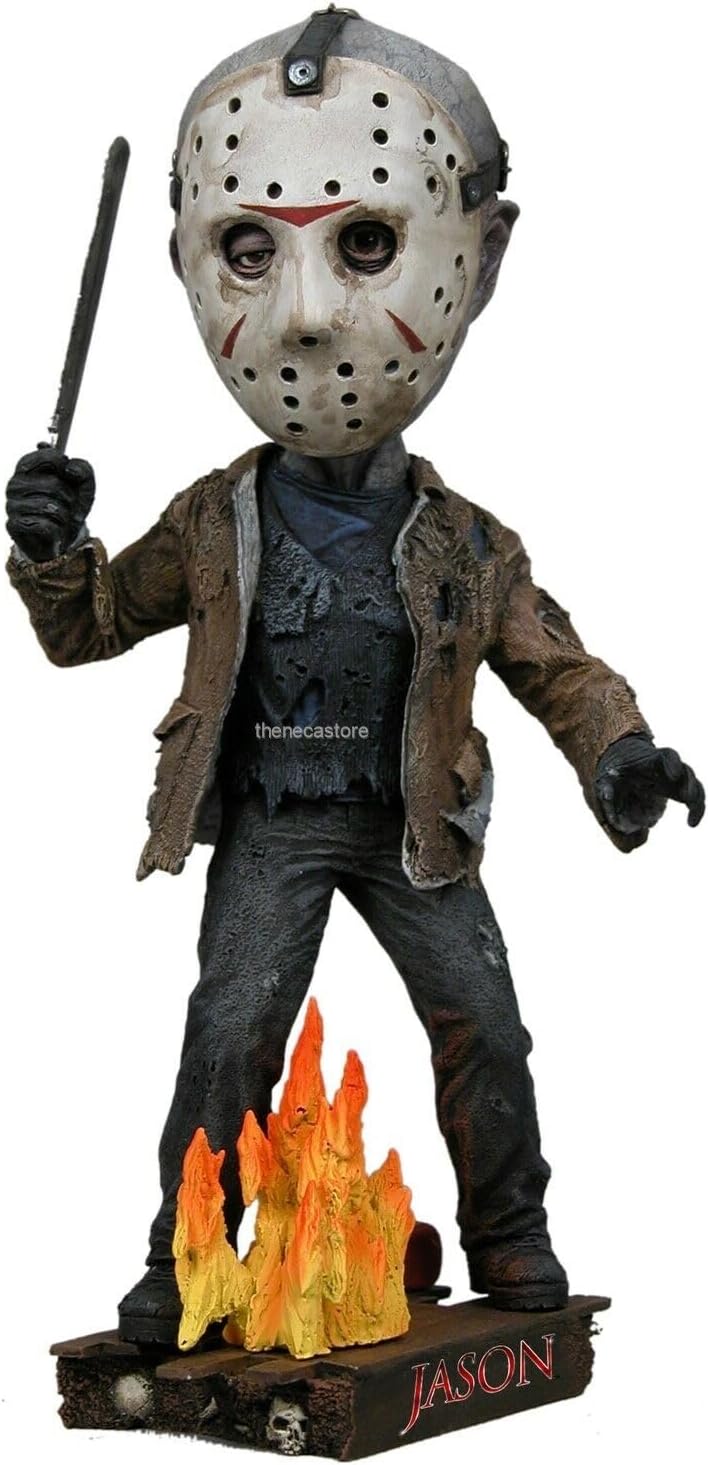 NECA Freddy vs. Jason Jason Voorhees Head Knocker Figurine