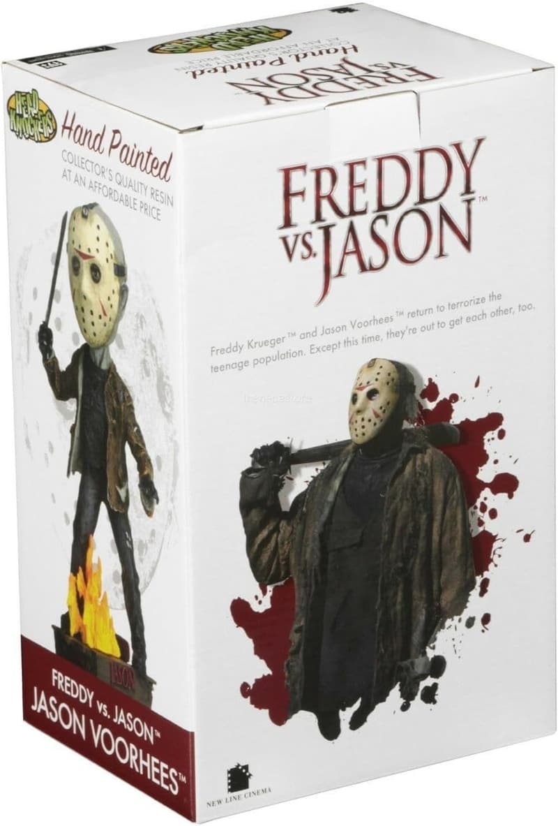 NECA Freddy vs. Jason Jason Voorhees Head Knocker Figurine