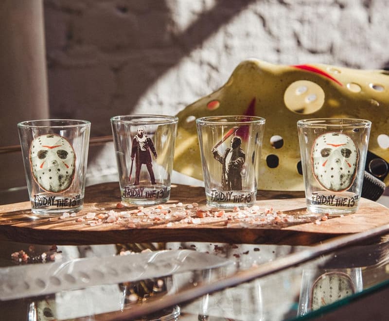 Friday the 13th Jason Voorhees Mini Shot Glass Set of 4
