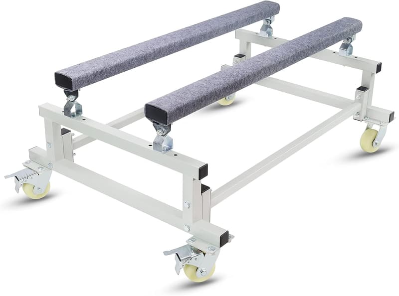 Adjustable Watercraft Dolly with Carpeted Bunks & 1000lb Capacity
