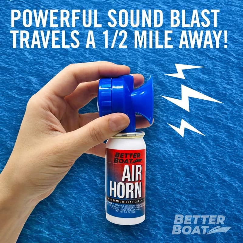 Loud Mini Air Horn for Boating and Walking Safety, 1.4oz