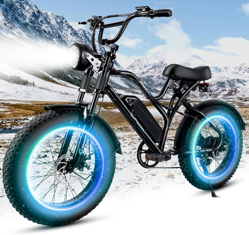 1500W All-Terrain Fat Tire Electric Bike for Adults